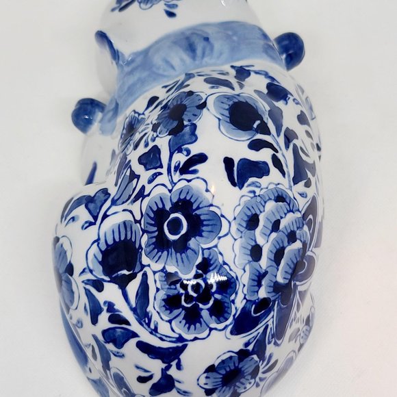 Large Vintage Chinoiserie Sleeping Cat - Picture 6 of 8